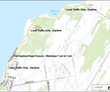 Notice: East Bayshore Road Closure