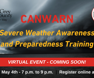 CANWARN Severe Weather Awareness and Preparedness Session Going Virtual