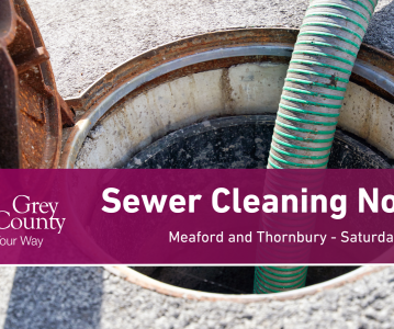 Notice of Sewer Cleaning - Thornbury, Meaford