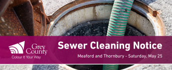 Notice of Sewer Cleaning - Thornbury, Meaford