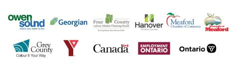 Logos of the job fair partners and sponsors