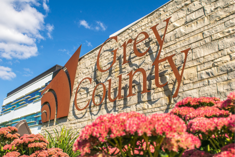 Exterior of Grey County Administration Building