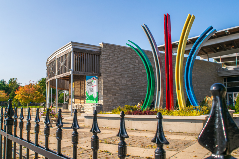 Exterior of Grey Roots Museum and Archives