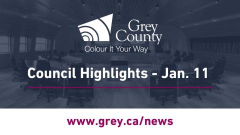 Council Highlights January 11, 2024